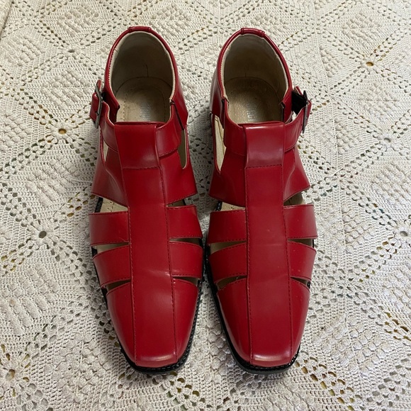 stacy adams leather sandals